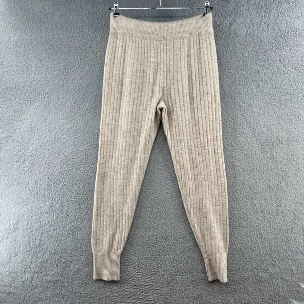 Intimately Free People Around the Clock Jogger in Oatmeal Size Medium Ribbed Kni - Picture 9 of 12